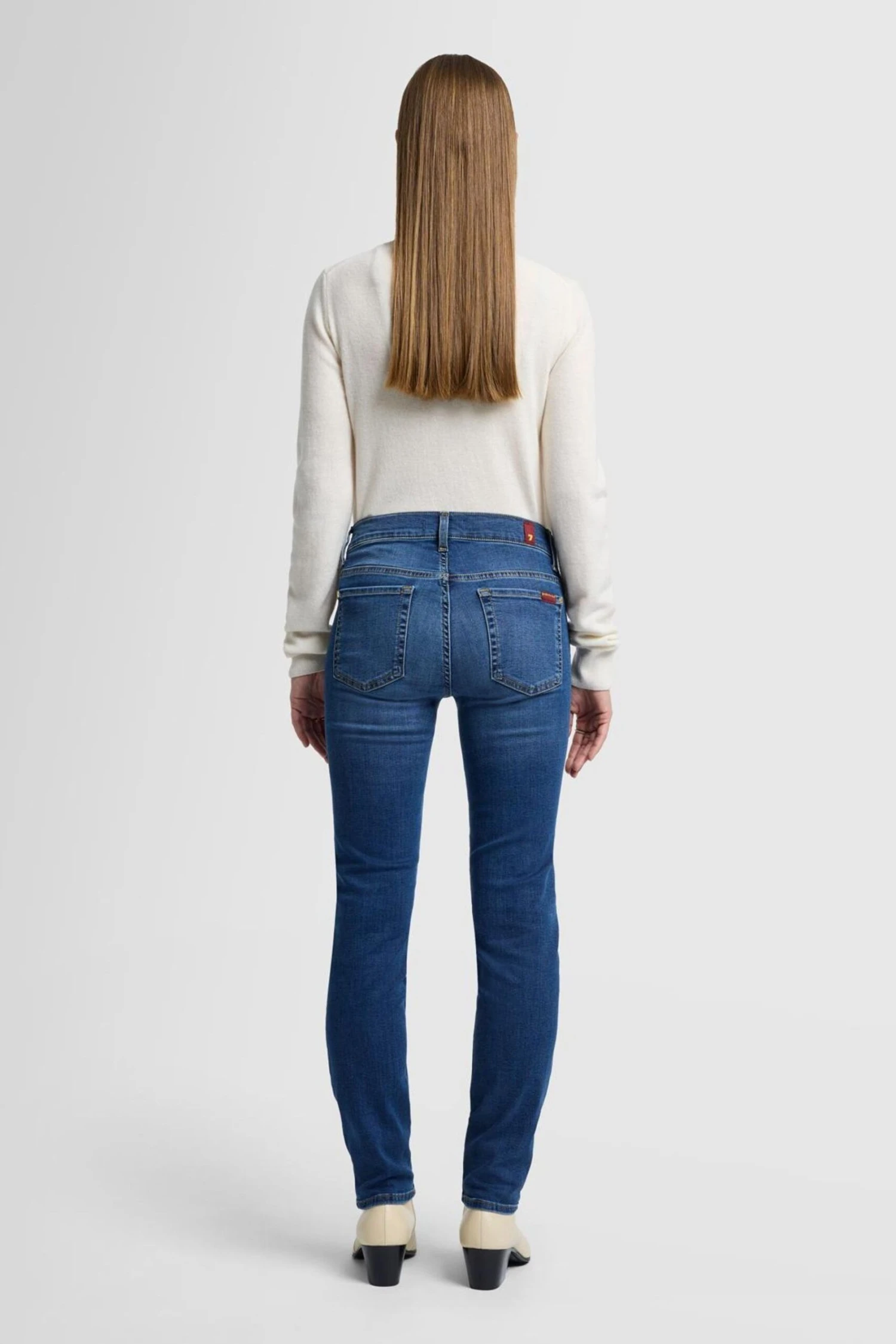 7 For All Mankind Roxanne Skinny-Jeans Mit Mittelhohem Bund 4 7 For All Mankind Roxanne Skinny-Jeans Mit Mittelhohem Bund – Bild 2