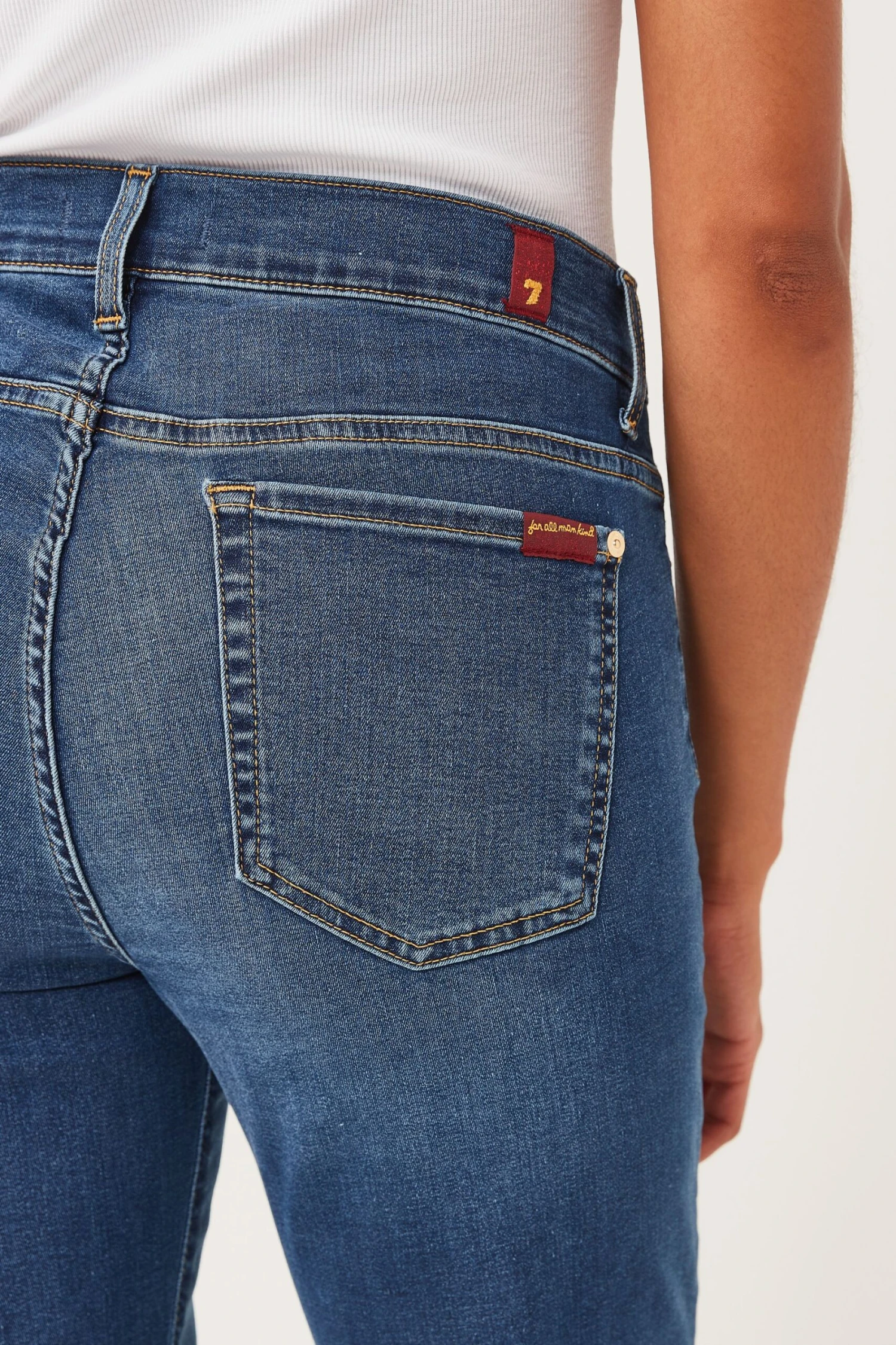 7 For All Mankind Roxanne Skinny-Jeans Mit Mittelhohem Bund 11 7 For All Mankind Roxanne Skinny-Jeans Mit Mittelhohem Bund – Bild 9