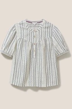 White Stuff Aria Strukturiertes, Gestreiftes Top, Weiß 15 White Stuff Aria Strukturiertes, Gestreiftes Top, Weiß -Next || RIVER ISLAND Verkaufsgeschäft T68170s6