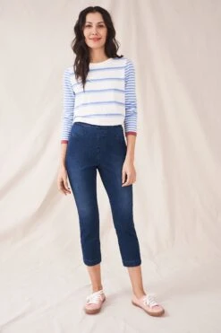 White Stuff Janey Cropped-Jeggings, Blau -Next || RIVER ISLAND Verkaufsgeschäft T79858s3