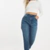 Simply Be Womens Demi Vintage Mom-Jeans, Blau -Next || RIVER ISLAND Verkaufsgeschäft T82801s