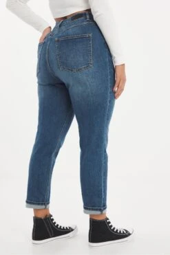 Simply Be Womens Demi Vintage Mom-Jeans, Blau -Next || RIVER ISLAND Verkaufsgeschäft T82801s3