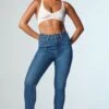 Knöchellange Skinny-Jeans Mit Hoher Taille Im 90er-Stil -Next || RIVER ISLAND Verkaufsgeschäft T96653s