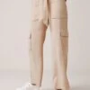Next Camel/Neutral - Utility-Cargohose Mit Gürtel Und Weitem Beinschnitt -Next || RIVER ISLAND Verkaufsgeschäft U01595s
