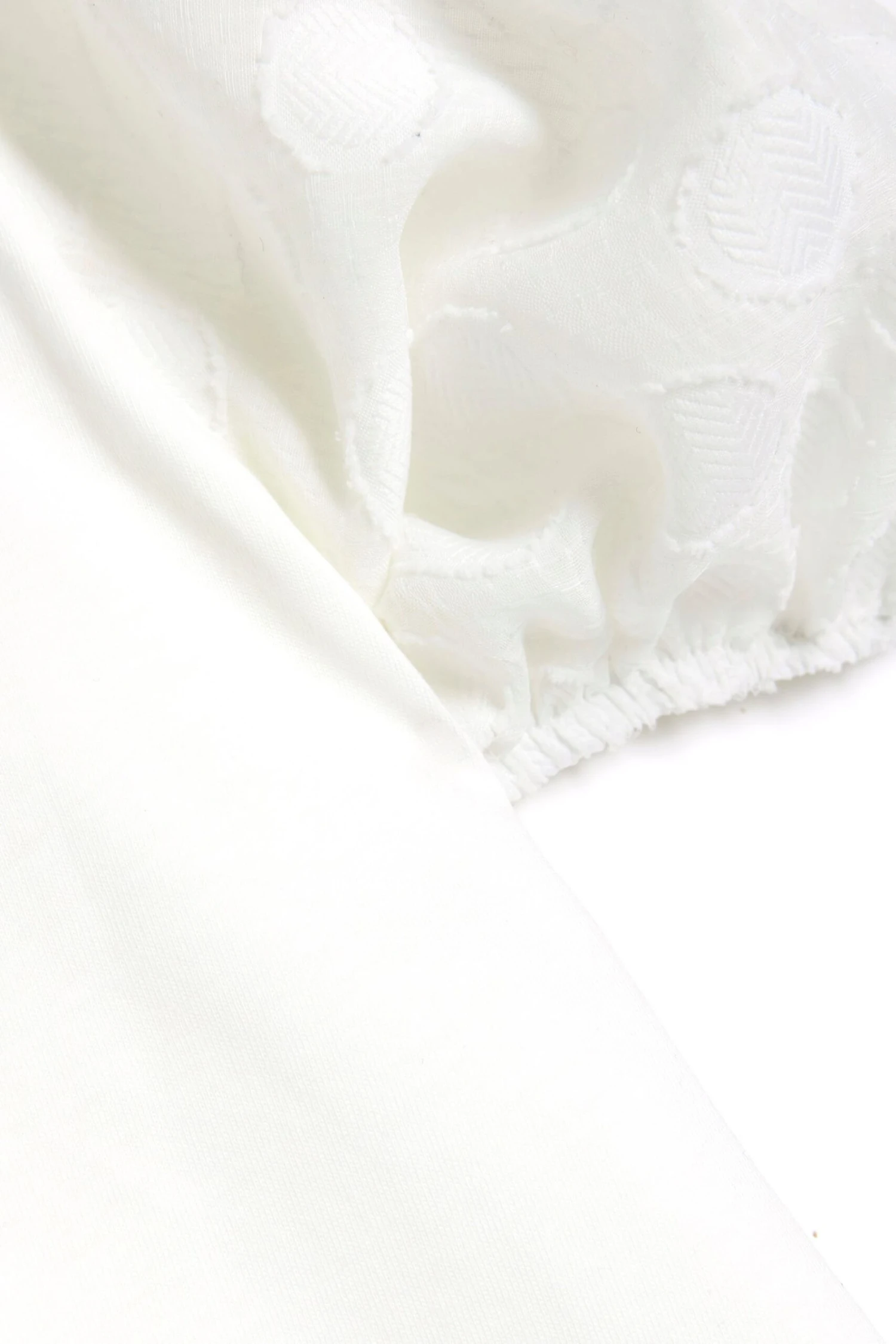 River Island Woven Sleeve White T-Shirt 6 River Island Woven Sleeve White T-Shirt – Bild 4