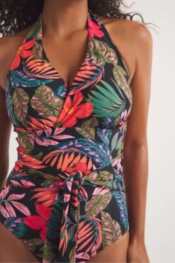 JD Williams Badeanzug Mit Tropischem Hawaii-Print Und Bindedetail, Schwarz 8 JD Williams Badeanzug Mit Tropischem Hawaii-Print Und Bindedetail, Schwarz -Next || RIVER ISLAND Verkaufsgeschäft U06 921s3