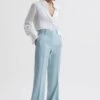 Reiss Clara Wide-Leg-Hosee Aus Wollmischung