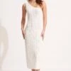 Seafolly One-Shoulder-Midikleid In Häkeloptik, Weiss -Next || RIVER ISLAND Verkaufsgeschäft U20235s