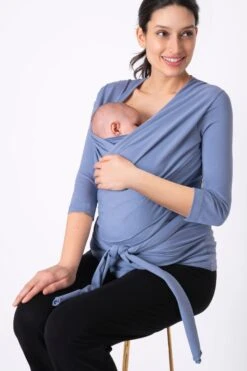 Seraphine Skin-To-Skin-Top Aus Baumwolle, Schieferblau -Next || RIVER ISLAND Verkaufsgeschäft U28052s5