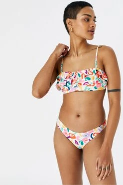 Accessorize Bandeau-Bikinitop Mit Farbtupfen