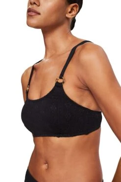 Esprit Wattiertes Strandtop, Schwarz -Next || RIVER ISLAND Verkaufsgeschäft U46043s5