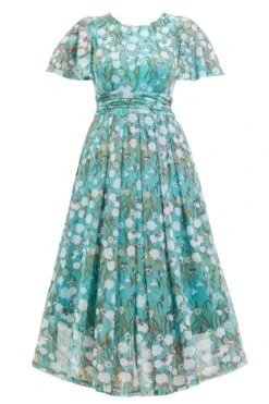 Jolie Moi Gianna Maxikleid Aus Bedrucktem Netzstoff, Grün -Next || RIVER ISLAND Verkaufsgeschäft U48830s6