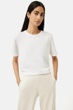 Jigsaw Jungen T-Shirt Aus Schwerer Baumwolle, Weiß