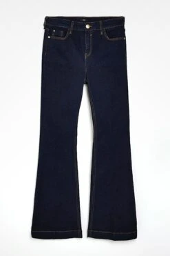 River Island Ausgestellte Jeans Mit Mittelhohem Bund, Blau -Next || RIVER ISLAND Verkaufsgeschäft U60007s5