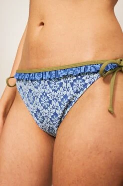 White Stuff Beth Bikinihose Mit Seitlicher Schnürung, Blau -Next || RIVER ISLAND Verkaufsgeschäft U61811s3