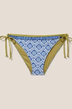 White Stuff Beth Bikinihose Mit Seitlicher Schnürung, Blau -Next || RIVER ISLAND Verkaufsgeschäft U61811s5