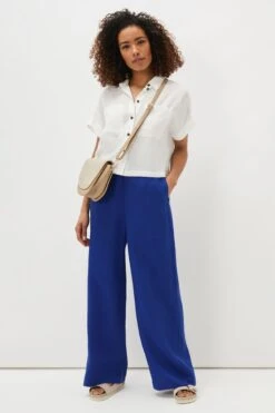 Phase Eight Lolita Leinenhose Mit Kordelzug, Blau -Next || RIVER ISLAND Verkaufsgeschäft U69658s5