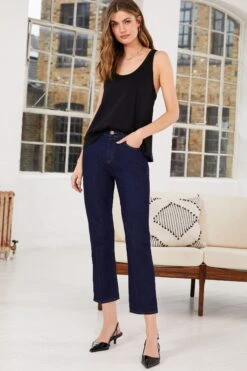 Baukjen Essentials Racerback-Tanktop Aus Baumwolle, Schwarz -Next || RIVER ISLAND Verkaufsgeschäft U86499s4