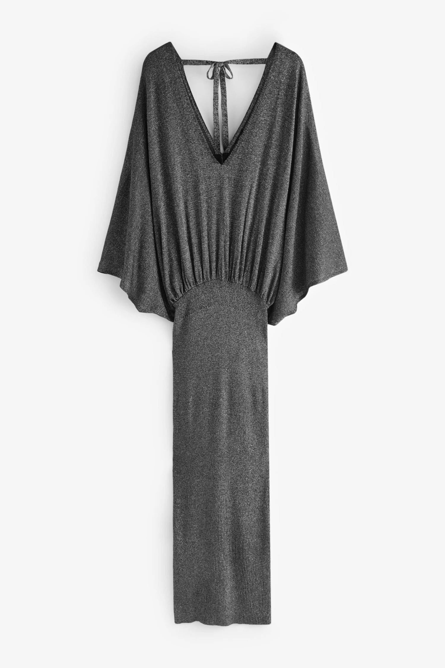 River Island Plus Midikleid Mit Fledermausärmeln, Anthrazitgrau 7 River Island Plus Midikleid Mit Fledermausärmeln, Anthrazitgrau – Bild 5